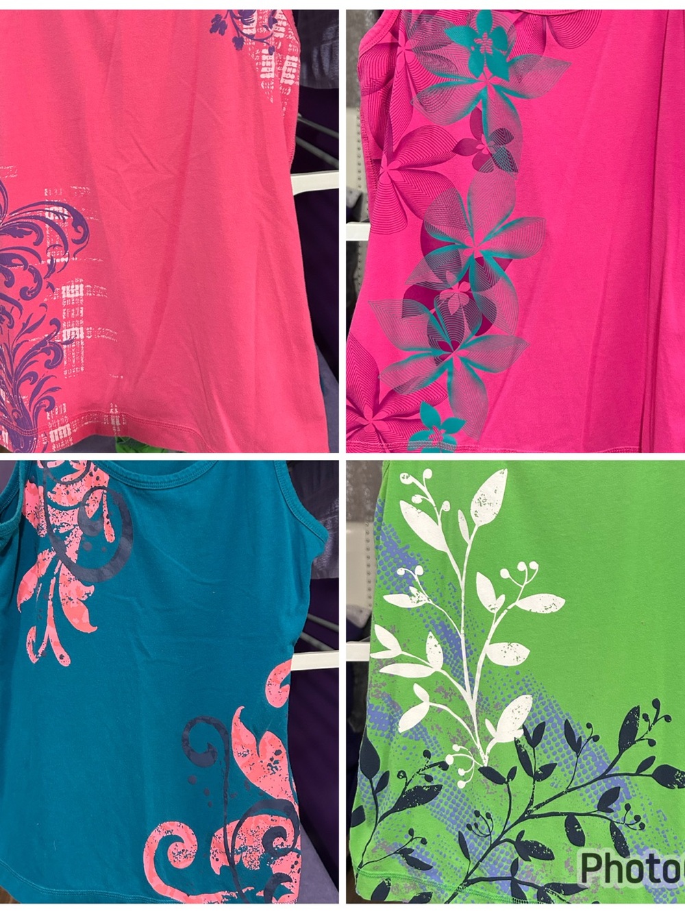 Lot of 4 Women’s Tek Gear Tank Tops Size XS